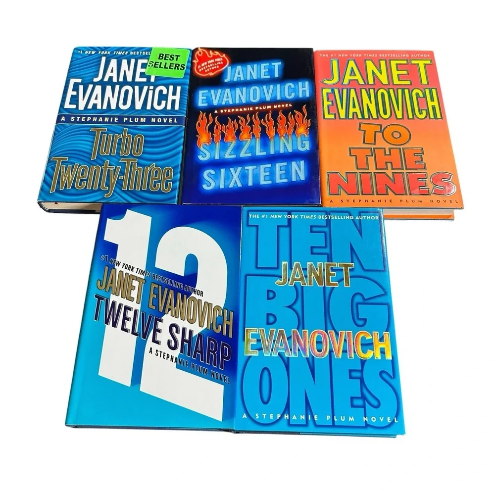 Janet Evanovich Books Stephanie Plum Series Hardcovers Lot of 5 Novels